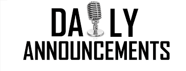 Link to Daily Annoucements